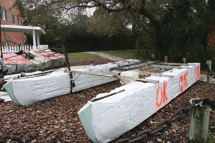 Completed pontoon raft 3/15/22