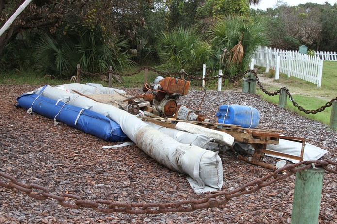 Sandbag raft