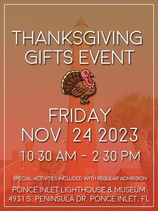 Thanksgiving Gifts Celebrated at Ponce Inlet Lighthouse